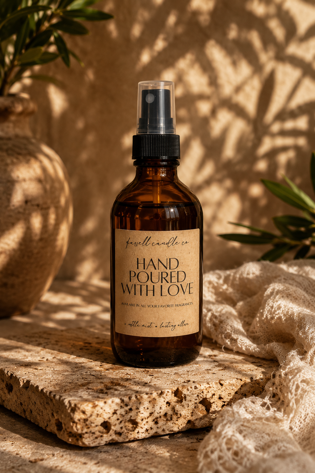 bronzed & boujee linen spray