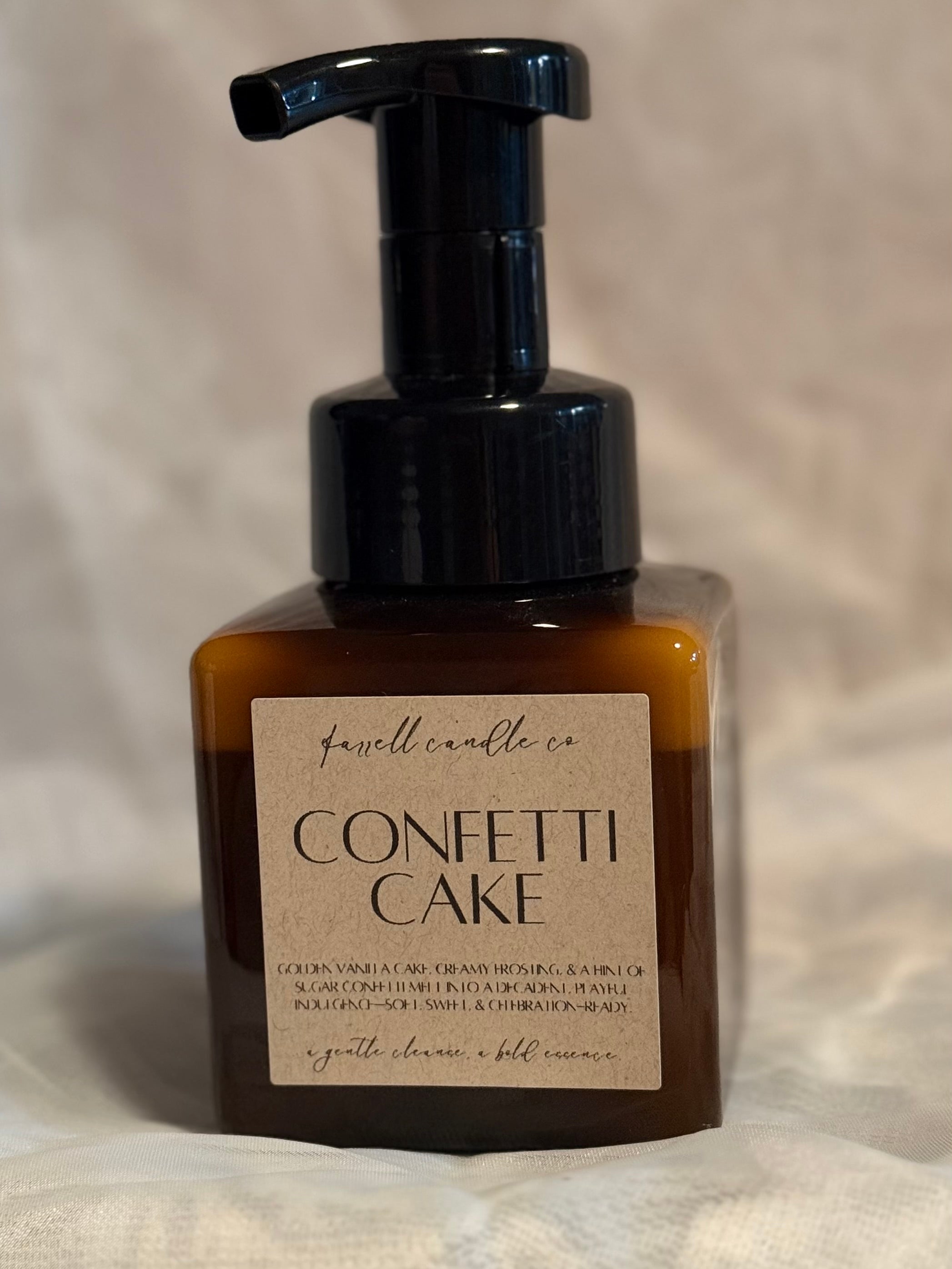confetti cake foaming hand soap