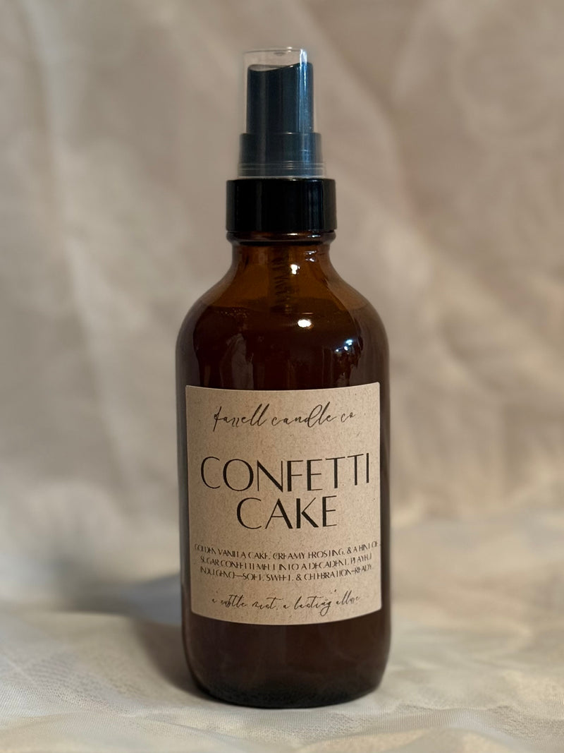 confetti cake linen spray