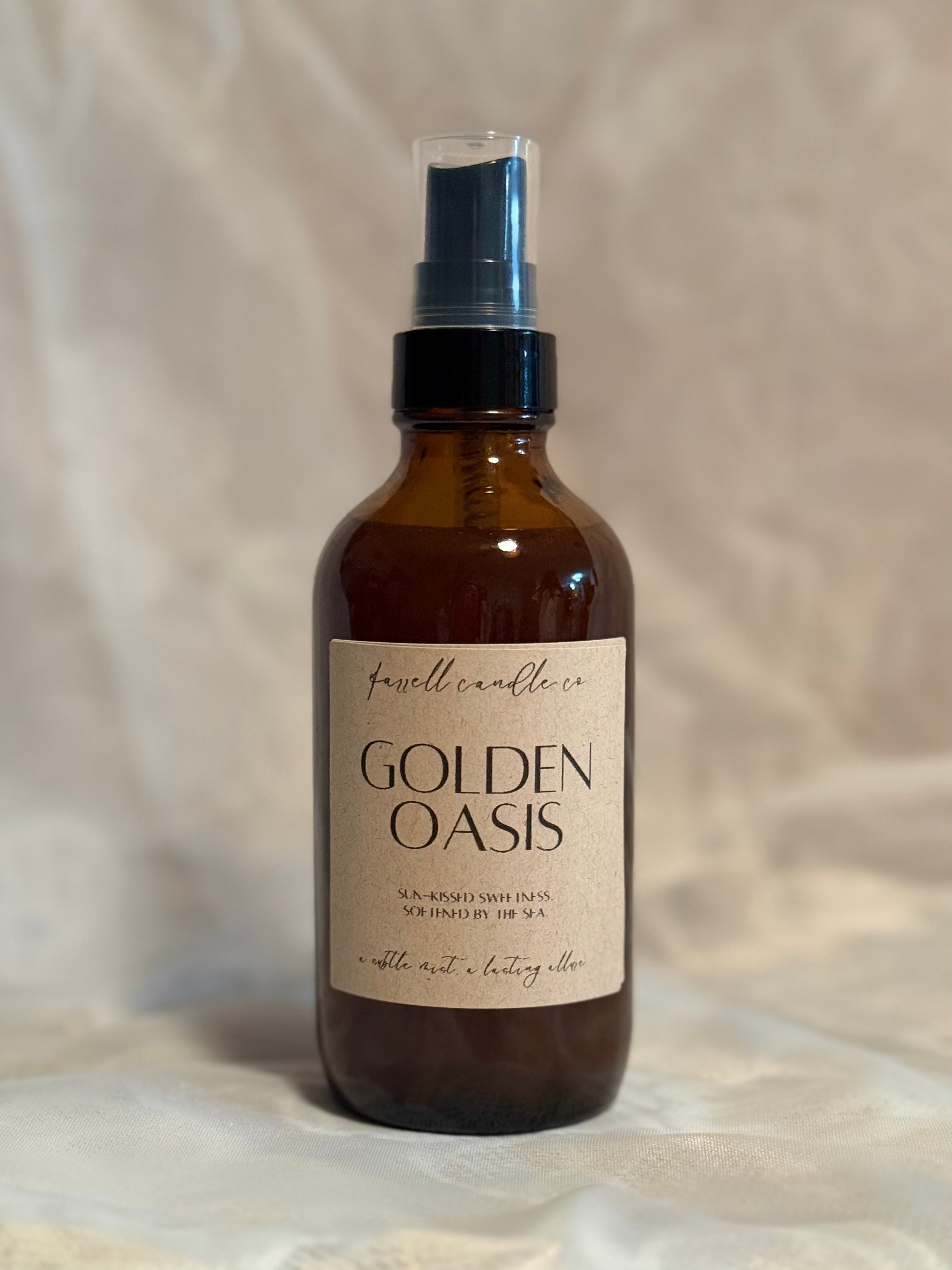 golden oasis linen spray