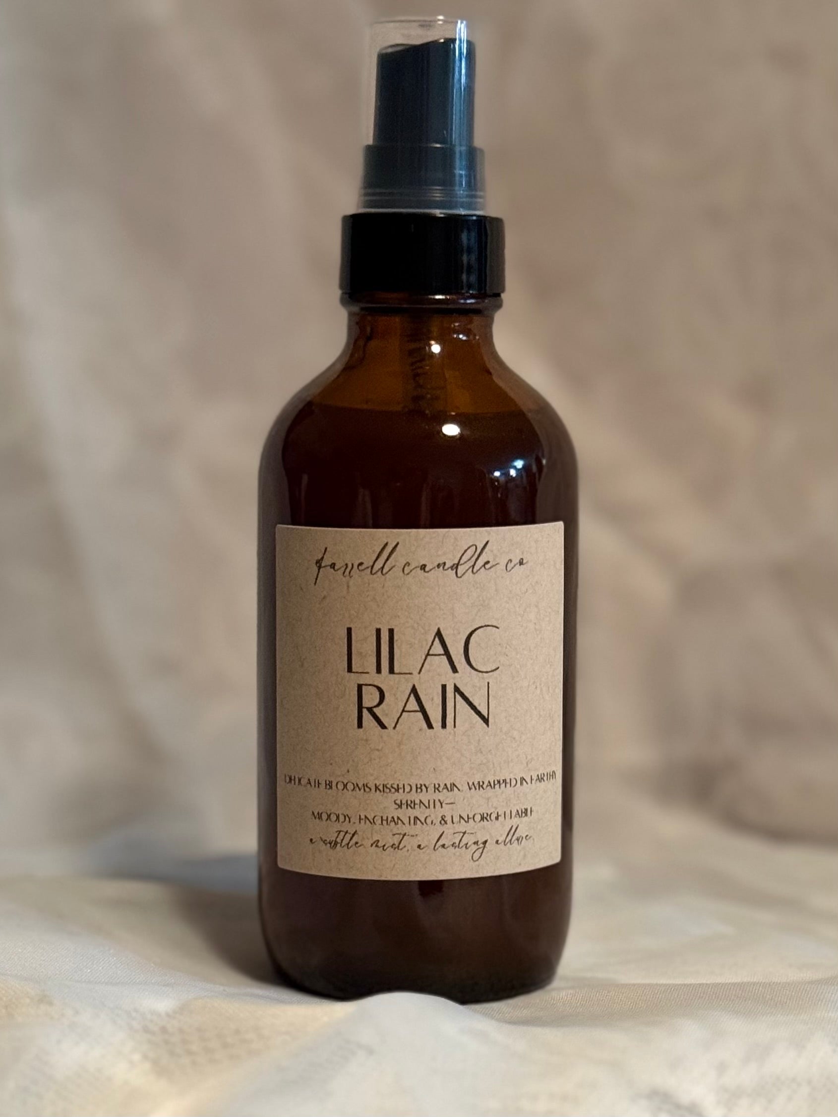 lilac rain linen spray