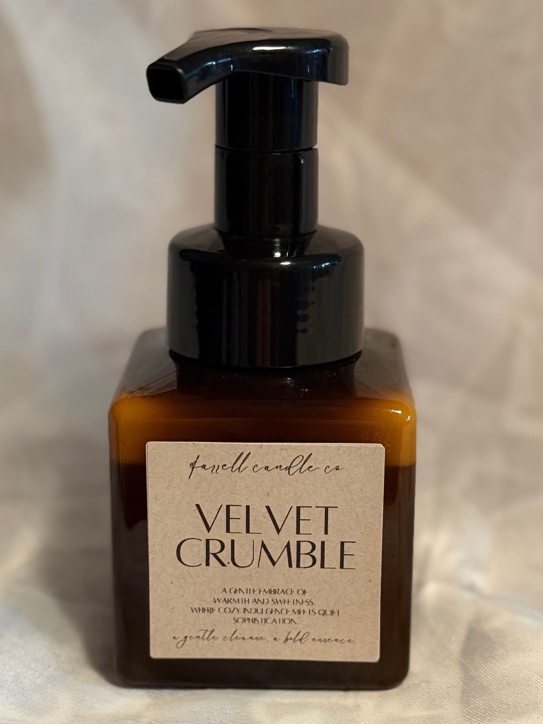 VELVET CRUMBLE FOAMING HAND SOAP