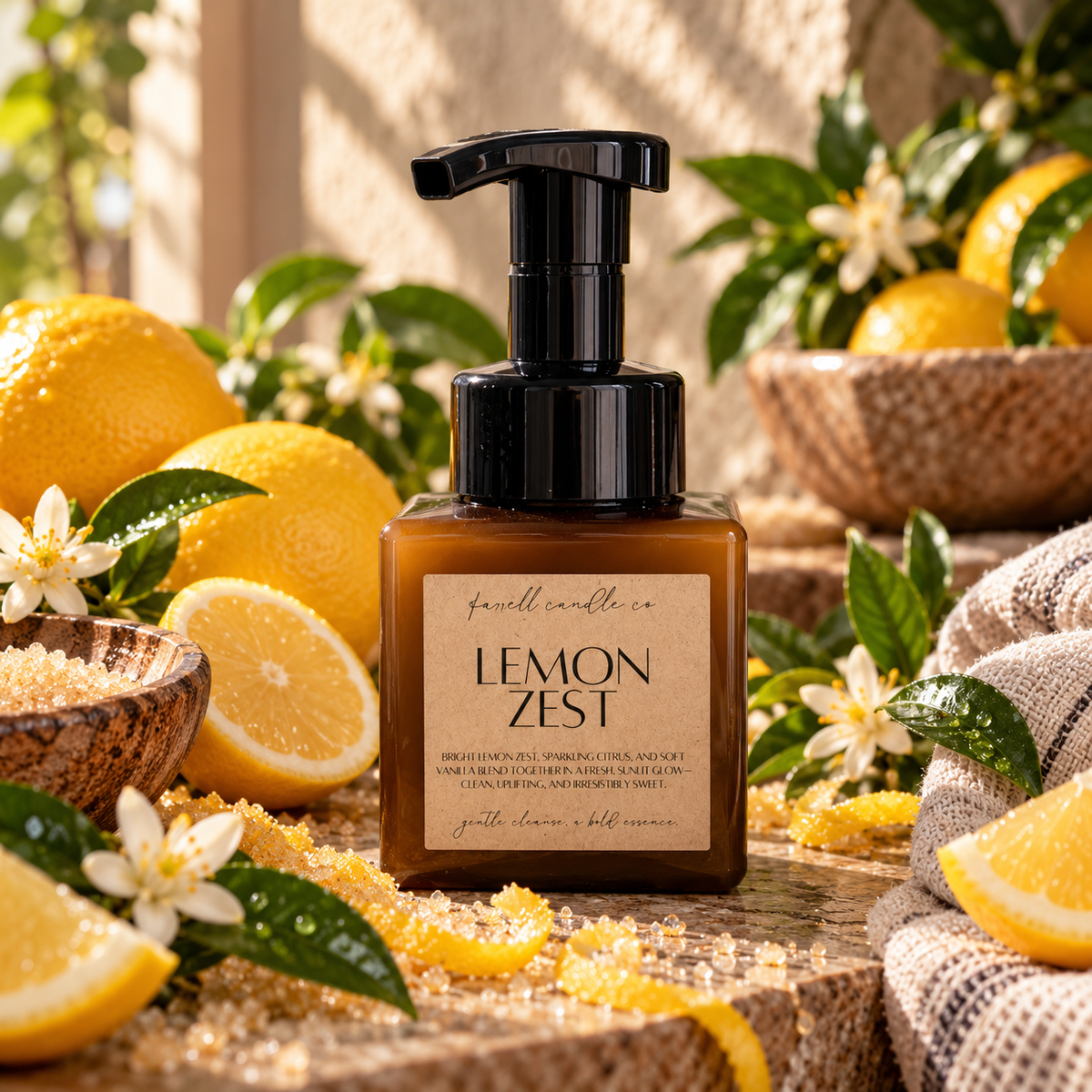 LEMON ZEST FOAMING HAND SOAP
